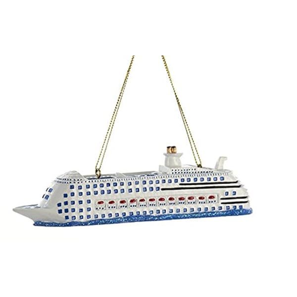 Kurt Adler Cruise Ship Christmas Ornament