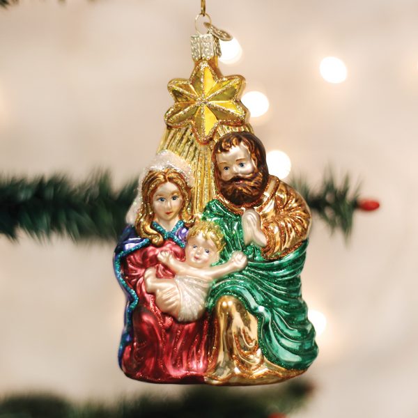 Old World Christmas - Holy Family With Star - 10132