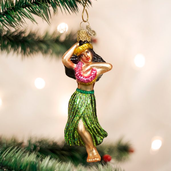 Old World Christmas - Old World Hawaiian Hula Dancer - 10194