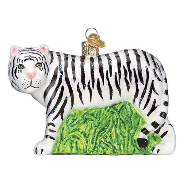 Old World Christmas - White Tiger - 12137