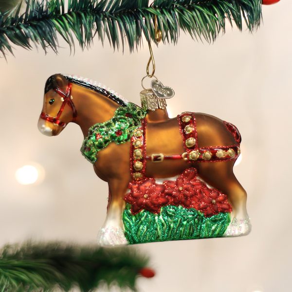 Old World Christmas - Holiday Clydesdale - 12255