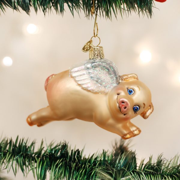 Old World Christmas - Flying Pig - 12352