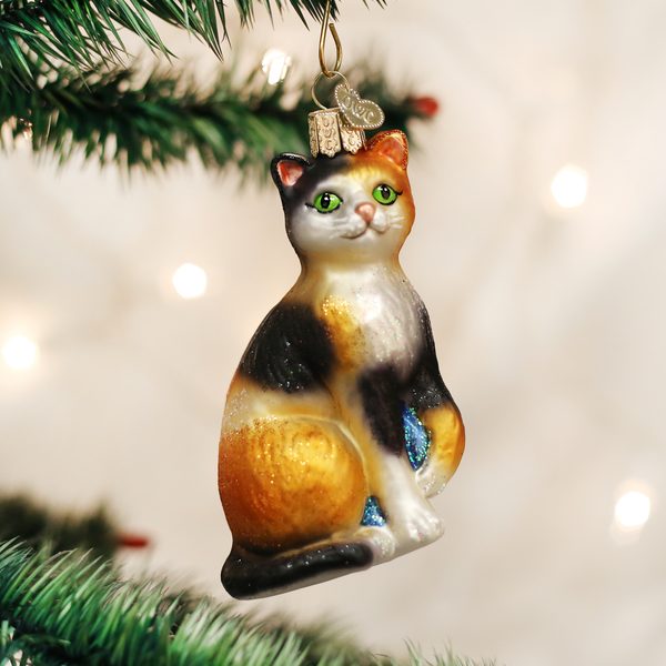 Old World Christmas - Calico Cat - 12399