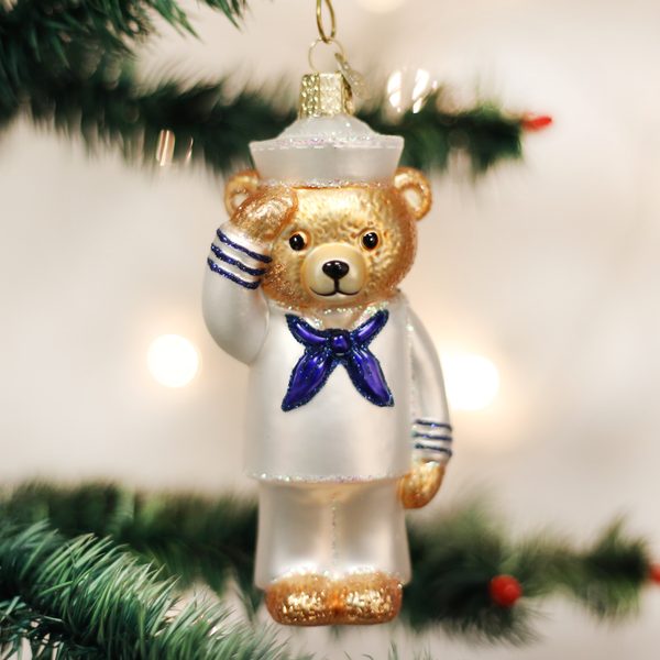 Old World Christmas - Navy Bear - 12404