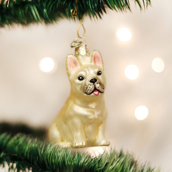 Old World Christmas - French Bulldog - 12436