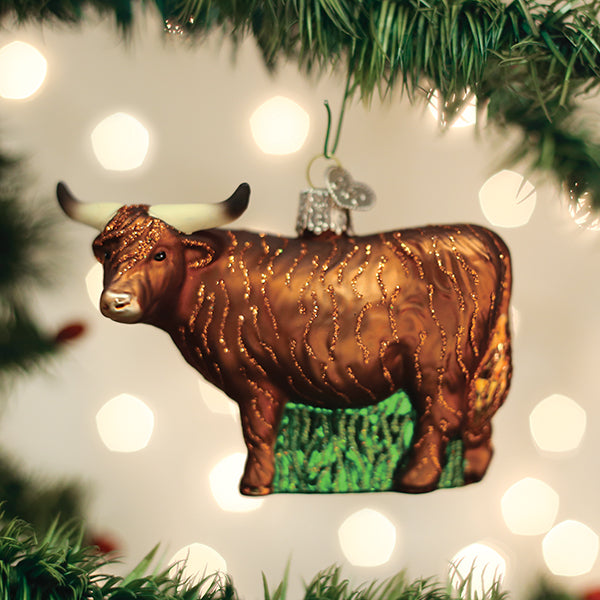 Old World Christmas - Highland Cow - 12552