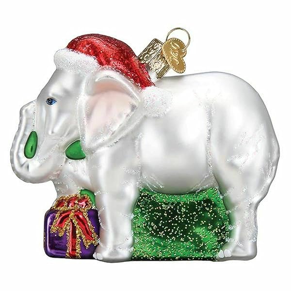 Old World Christmas - White Elephant, 12592 - 12592