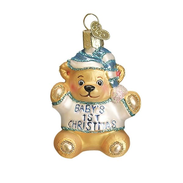 Old World Christmas - Baby Boy's Teddy Bear - 12609