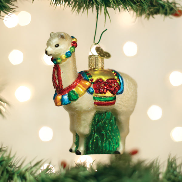 Old World Christmas - Festive Alpaca - 12642
