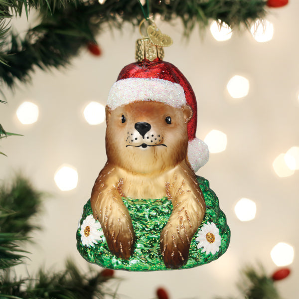 Old World Christmas - Santa Groundhog - 12661