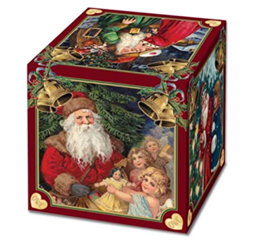 Old World Christmas - Set of 4 Square Ornament Gift Boxes - 14014