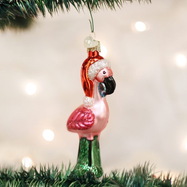 Old World Christmas - Yard Flamingo - 16032