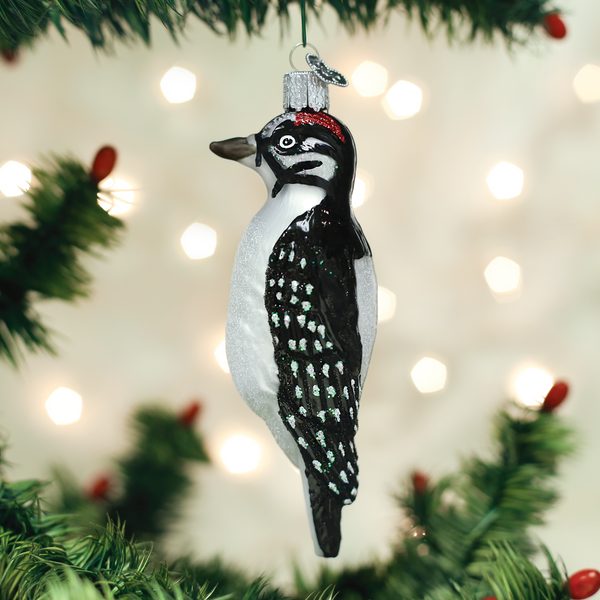 Old World Christmas - Hairy Woodpecker - 16120