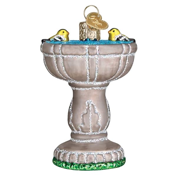Old World Christmas - Birdbath - 16131