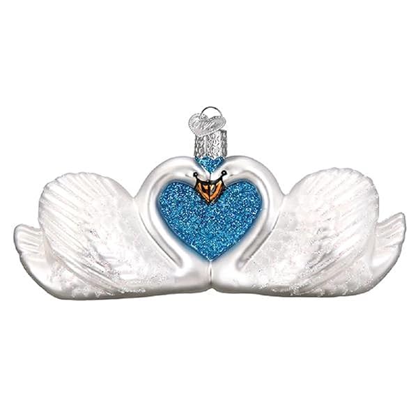 Old World Christmas - Ornaments Swans in Love - 16137