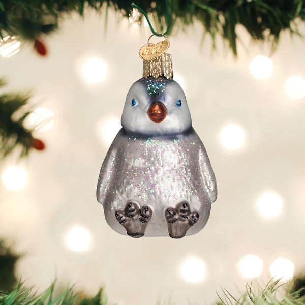 Old World Christmas - Sitting Penguin Chick - 16143