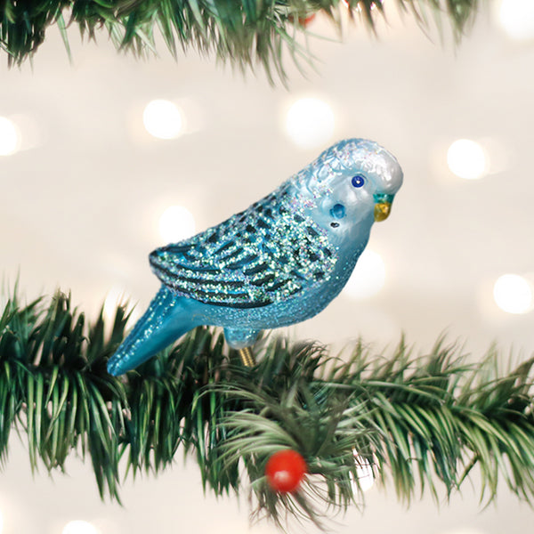 Old World Christmas - Blue Miniature Parakeet - 18138
