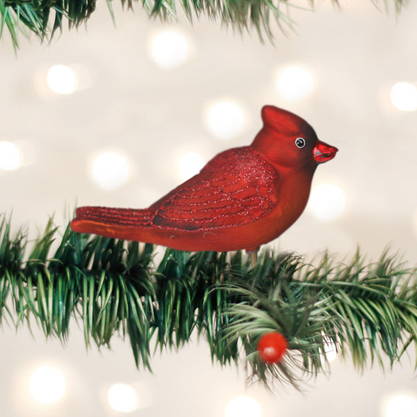 Old World Christmas - Bright Red Cardinal - 18139