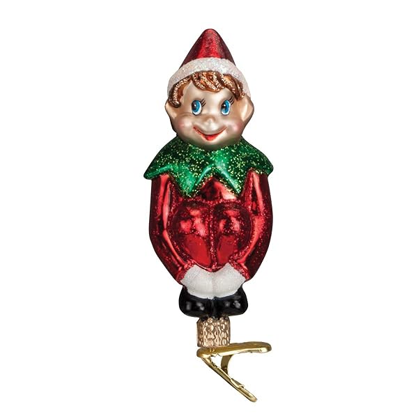 Old World Christmas - Christmas Pixie With Clip - 24154
