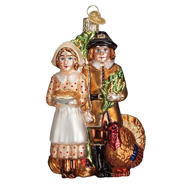 Old World Christmas - Pilgrim Thanksgiving - 24156
