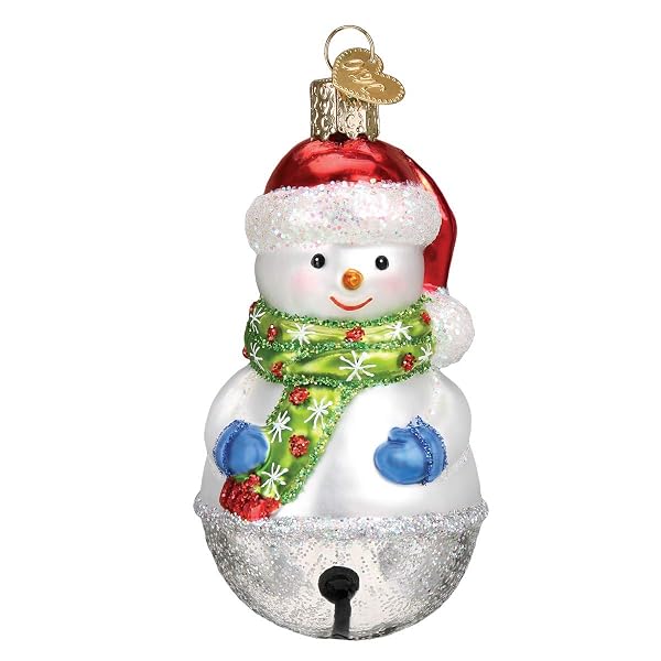 Old World Christmas - Jingle Bell Snowman - 24186