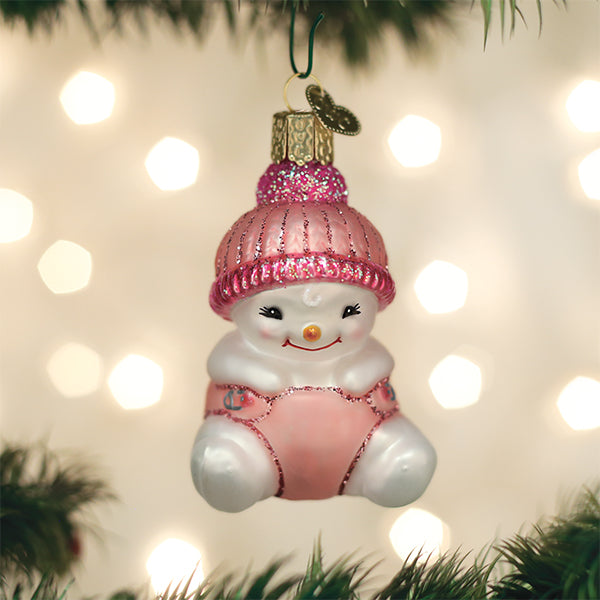 Old World Christmas - Snow Baby Girl - 24191