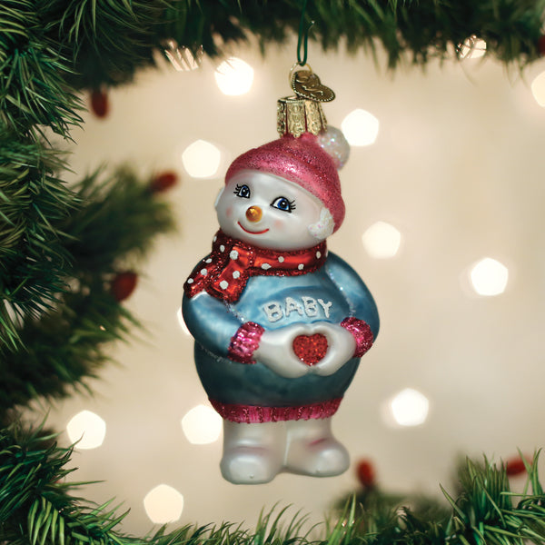 Old World Christmas - Expectant Snowlady - 24207