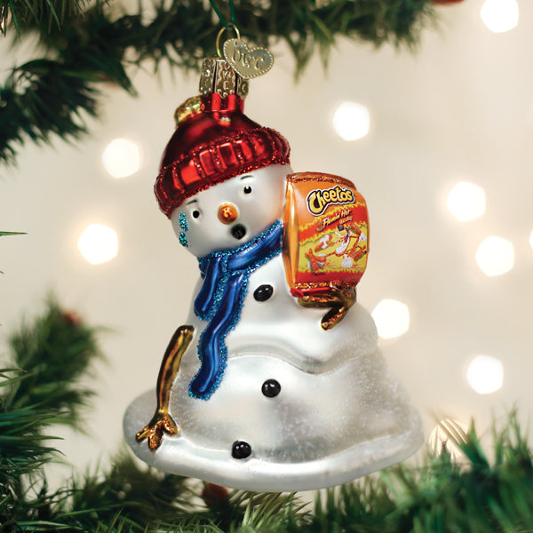 Old World Christmas - Flamin' Hot Cheetos Snowman - 24221