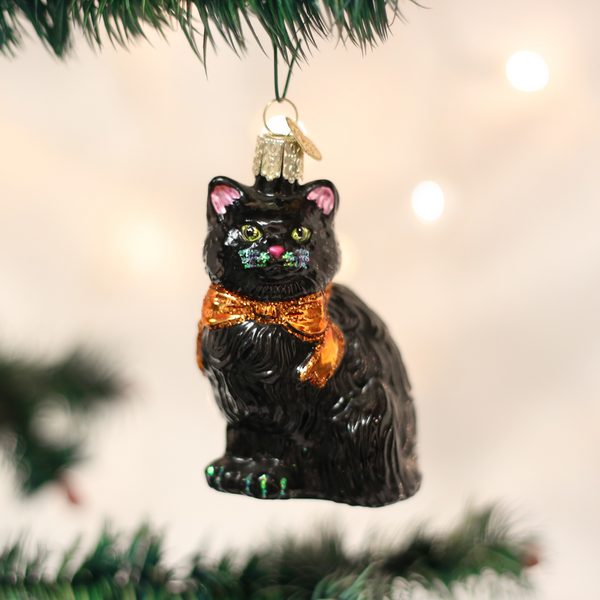 Old World Christmas - Halloween Kitty - 26033