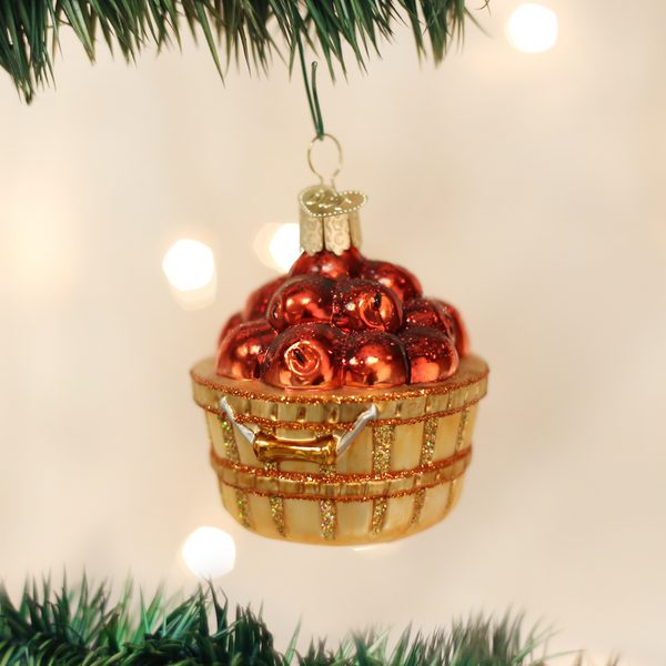 Old World Christmas - Apple Basket - 28060