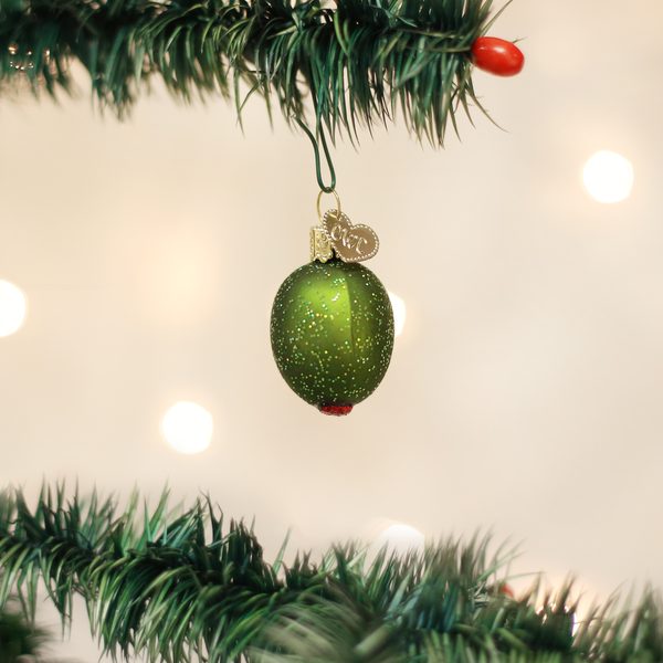 Old World Christmas - Stuffed Green Olive - 28072