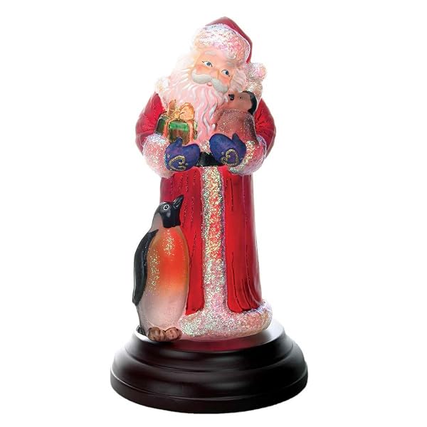 Old World Christmas - Santa with Penguin Pals - 29767