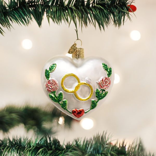 Old World Christmas - Wedding Heart - 30013