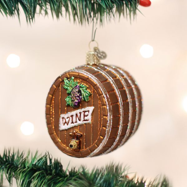Old World Christmas - Wine Barrel - 32067
