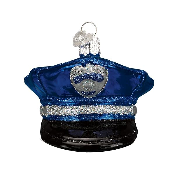 Old World Christmas - Police Officer's Cap - 32138