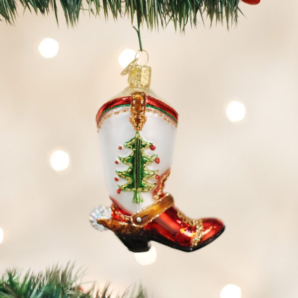 Old World Christmas - Christmas Cowboy Boot - 32159