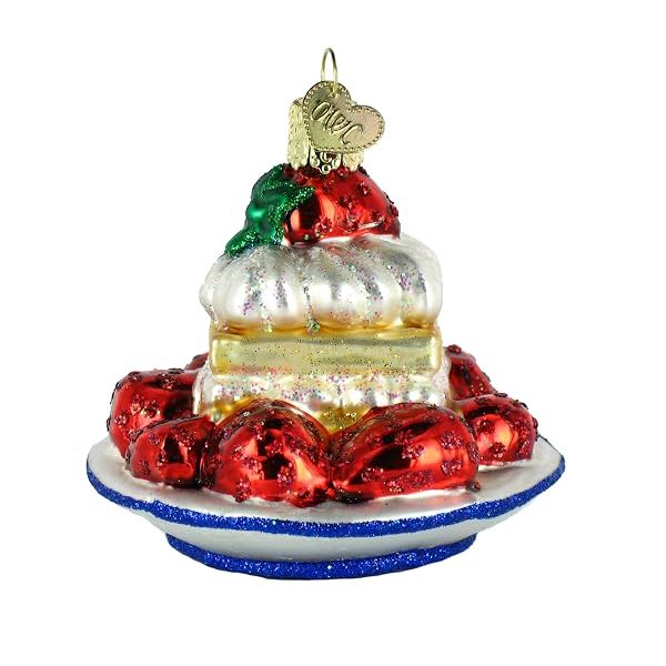 Strawberry Shortcake Blown Glass Ornament 32178