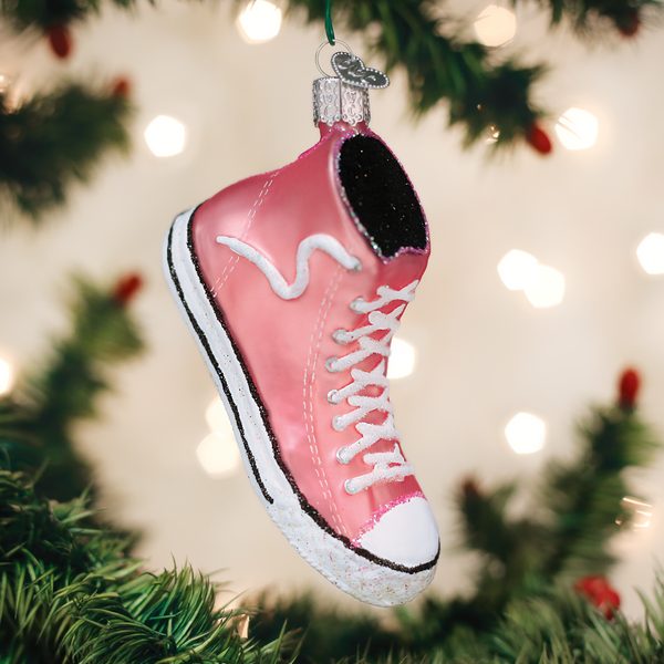 Old World Christmas - Pink High-Top Sneaker - 32315