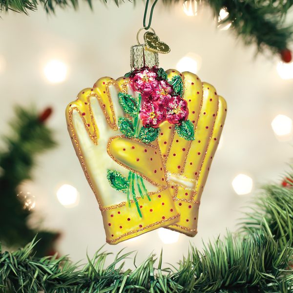 Old World Christmas - Gardening Gloves - 32329