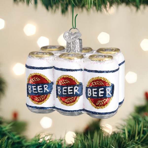 Old World Christmas - Six Pack Of Beer - 32333