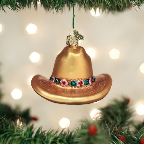 Old World Christmas - Cowboy Hat - 32354