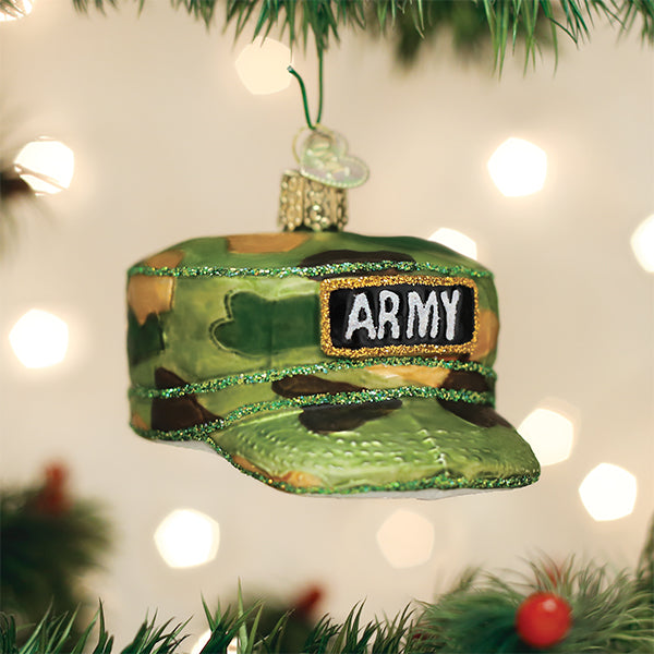Old World Christmas - Army Cap - 32376