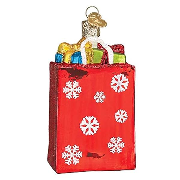 Old World Christmas - Holiday Shopping Bag, 32396 - 32396