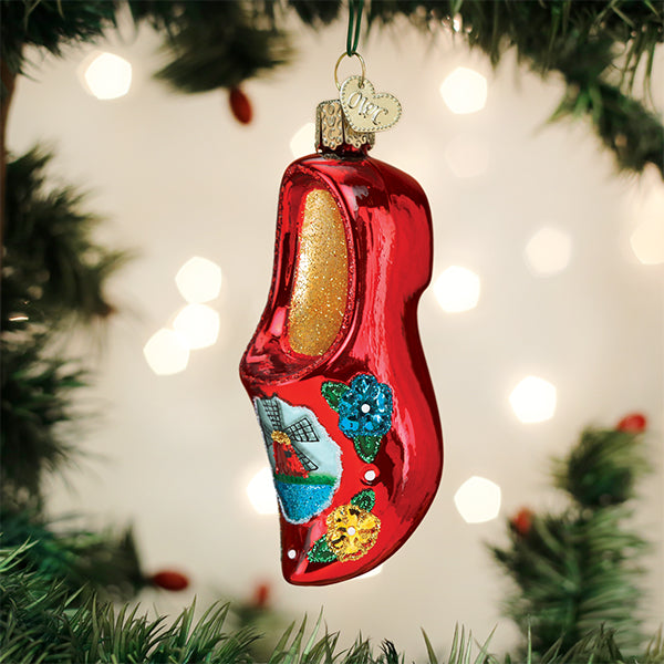 Old World Christmas - Wooden Clog - 32435