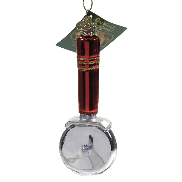 Old World Christmas - Ornaments Pizza Cutter - 32446