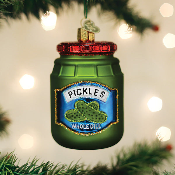 Old World Christmas - Jar Of Pickles - 32463