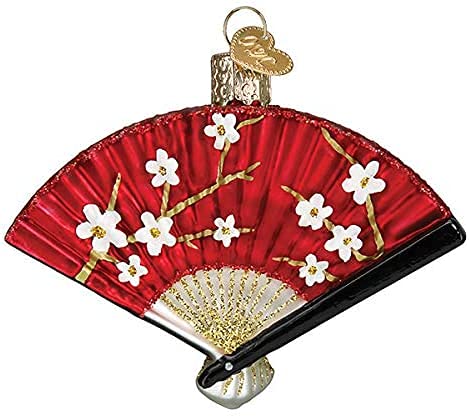Old World Christmas - Folding Fan, 32468 - 32468