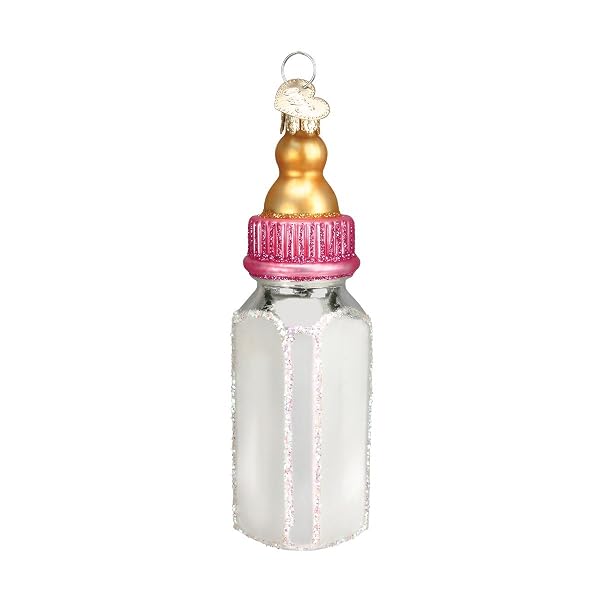 Old World Christmas - Girl Baby Bottle - 32498