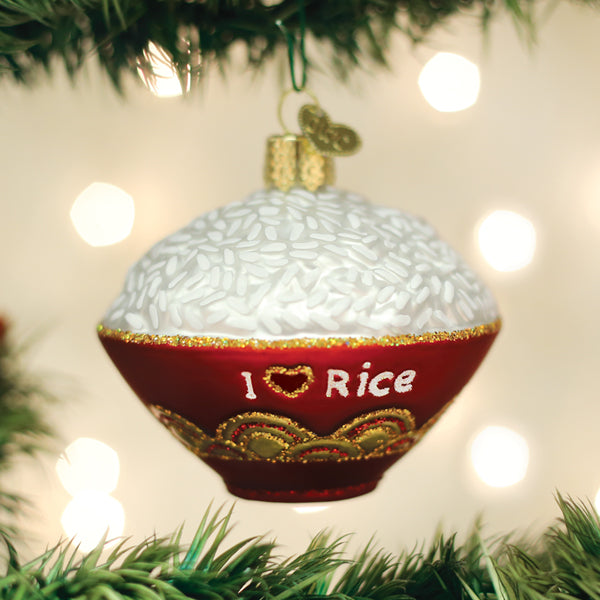 Old World Christmas - Bowl Of Rice - 32511