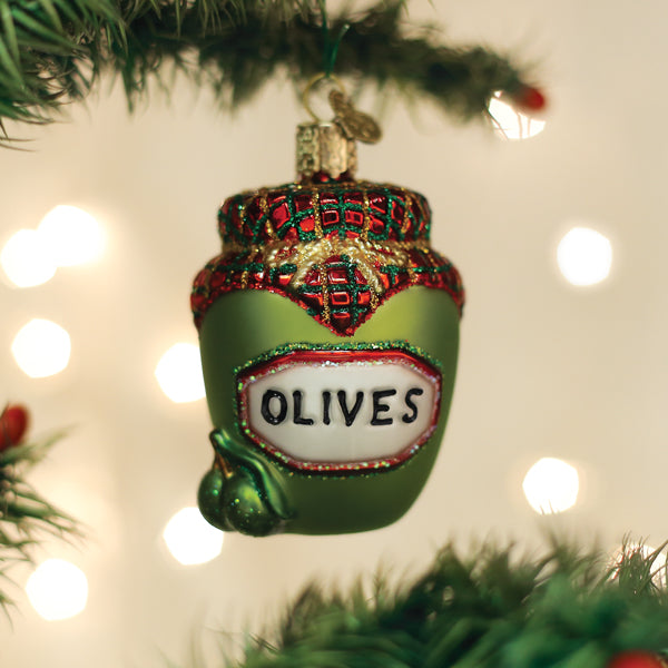 Old World Christmas - Jar Of Olives - 32513